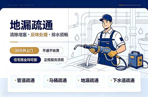 咸宁地漏疏通